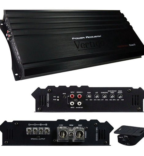 Power Acoustik VA1-10000D Vertigo Series Class D Monoblock Amplifier