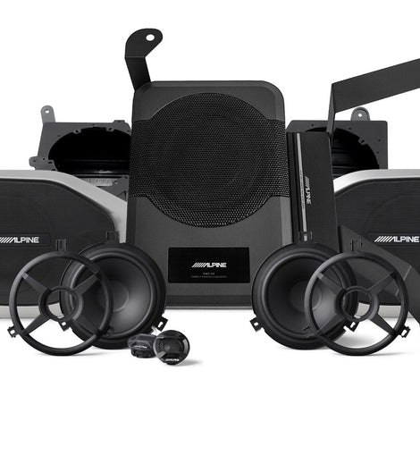 Alpine PSS-24WRA Complete Audio System for 18-Up Jeep Wrangler & 20-Up Gladiator