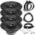 Alpine 6.5" Front Rear Door Speakers + 2 TSB920 Adapter & harness Fit 01-07 Toyota Sequoia