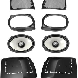 Diamond Audio MP654 6.5" Speaker +MICRO4V2 4Ch Amp +MSHXM694LK Cut in Lid Kit with HXM69F4