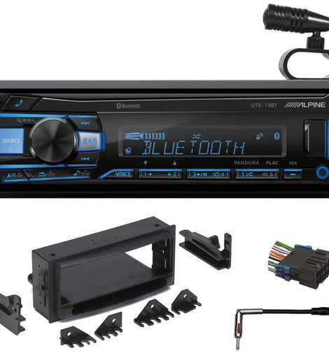 Alpine UTE-73BT Bluetooth  Digital Media Receiver USB/AUX For 95-99 Chevrolet Cavalier