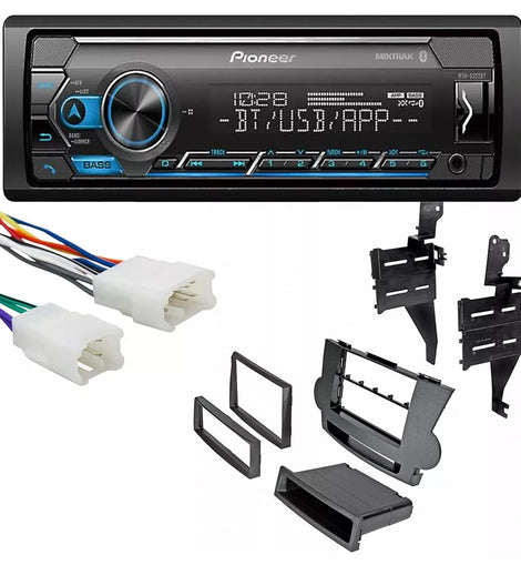 Pioneer MVH-S322BT Bluetooth Car Stereo AM/FM for 2008-12 Toyota Highlander Kit & Harness