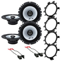 Alpine SXE 1726S 2 Way 6.5" 1995-2006 GM CAR Truck Front & Rear Door Speakers & Kits