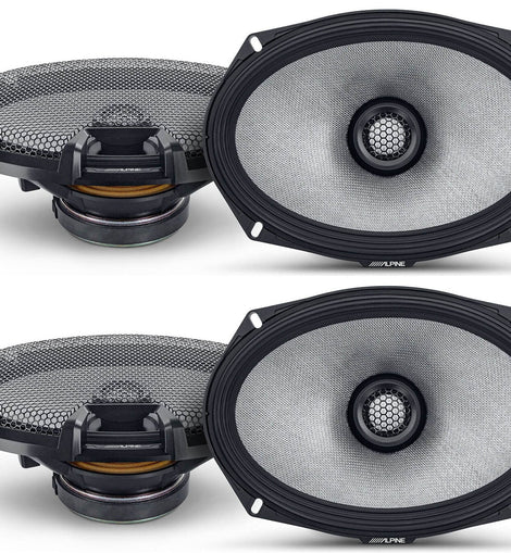 2 Pair Alpine R-Series R2-S69 300 Watts 6x9