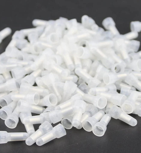 Absolute USA CC2218 Crimp Cap Nylon Connector 22/18 Gauge (100-Pack)