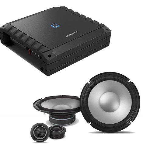 Alpine S2-A36F 4-CH Class-D Amp + S2-S80C 8