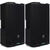 2 Mackie SRT215 15" 1600-watt Professional Powered Loudspeaker (Pair)