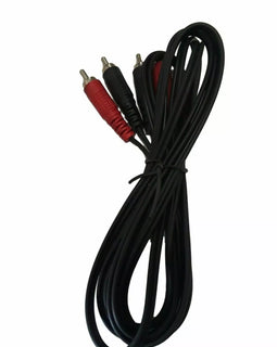 2 Absolute 15' RCA Interconnect Cable Wire Marine Car Amplifier Stereo Home Audio