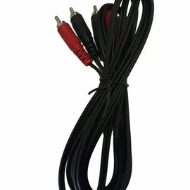 2 Absolute 15' RCA Interconnect Cable Wire Marine Car Amplifier Stereo Home Audio
