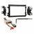 Double DIN Radio Dash Stereo Dash Kit compatible with 04-15 Ford F-150 With Wire Harness