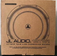 JL Audio 12TW1-4 TW1 Series thin-line 12" 4-ohm subwoofer