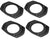 MK MSPBA6x9-4 4 Universal Speaker Adapter Brackets 6x9" 6x8" to 6.5" 6" 5.25" 5" 5x7"