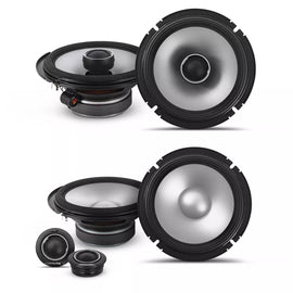 Alpine S2-S65C 6.5" 2 Way Component + S2-S65 6.5" 2 Way Coaxial Car Speakers