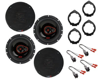 Cerwin Vega H7653 6.5" Speaker Fit 2007-2013 Chevy Silverado 1500 Bundle