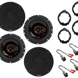 Cerwin Vega H7653 6.5" Speaker Fit 2007-2013 Chevy Silverado 1500 Bundle