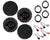 Cerwin Vega H7653 6.5" Speaker Fit 2007-2013 Chevy Silverado 1500 Bundle