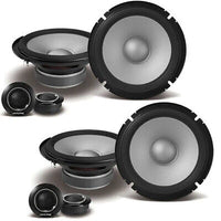 2 Alpine S2-S65C 240W 6.5" Component Type-S 2 way speaker set with 1" Silk Tweeters