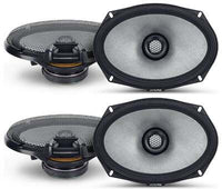 2 Alpine R2-S69 6x9 Inch Car Speaker 600W R-Series Coaxial 2-Way Speakers