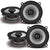 4 Pack Alpine S-S50 170W 5.25" 5 1/4" Coaxial 2-Way Car Audio Speakers