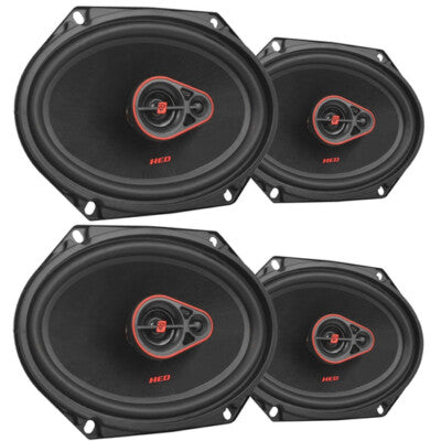 2 Pair Cerwin-Vega H7683 720W 3 Way 6