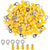 Install Bay YNRT10 Yellow Nylon Ring Terminal 12-10 Gauge #10 - Package of 100