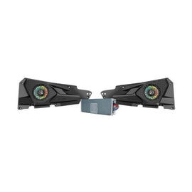 Diamond Audio MSRZRKM12 2014+ RZR© 2DR / 4DR 6.5" 2-Way Power Sports All Weather Coaxial Speaker 4-Channel Full Range Class D Waterproof Amplifier - MSRZRKM12