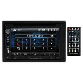 Power Acoustik PD-651B Double DIN DVD/CD, AM/FM Receiver w/ Bluetooth & Android PhoneLink