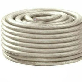 MR DJ DP0G25SI 1/0 Gauge Silver 25' Electrical Power Ground Soft Touch Wire Cable