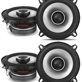 2 Pair Alpine S2-S50 - Next-Generation S-Series 5.25" Coaxial Speaker Set