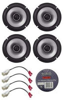 Alpine 6.5" Front & Rear Speaker Harness Fit 2007-2017 Jeep Wrangler