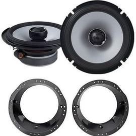 1998-2013 Harley Davidson FLHT FLHTC Alpine S-S65 Factory Speaker Replacement & Metra 82-9601 Speaker Adapter