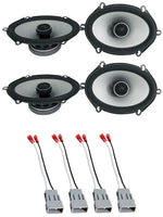 Alpine S2-S68 5x7" Front+Rear Factory Speaker Replacement Kit For 95-97 Ford Explorer