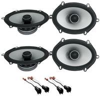Alpine S-Series 5x7"or (6x8") Coaxial 2-Way with Speaker Harness Fit Selected Ford