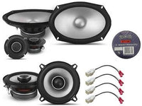 Alpine S2-S69C + S2-S50 Front & Rear Speaker Door Fit 02-08 Dodge Ram 1500