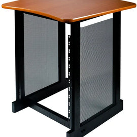 Yorkville SDR 12 Space Studio Rack W/ Woodgrain Top