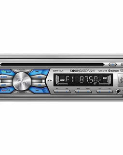 Soundstream SMR-21B Marine Grade Water-Resistant Single DIN CD Player w/ USB Playback & Bluetooth