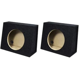 2 Absolute SAG15 Angle Single 15" Subwoofer Enclosure Truck Box