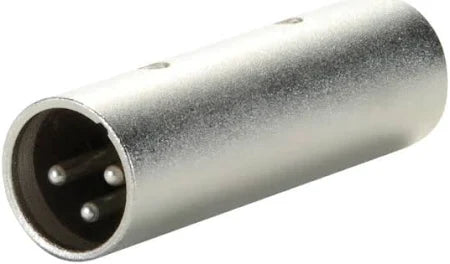 MR DJ AXLRMM 3-Pin XLR Male to 3-Pin XLR Male Audio Microphone Cable Extension Adapter Connector
