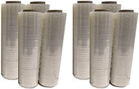 8 ROLLS 18" x 1500 FEET 80 Gauge Pallet Wrap Stretch Film Shrink Hand Wrap 1500'