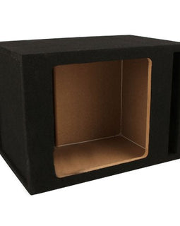 Absolute SKS12V Single 12" Black Kicker Solo-Baric Square Slot-Ported Enclosure for Kicker L5 and L7 Subwoofers