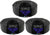 Absolute 3 Rolls 100 Feet Black 1/4" + 3/8" + 1/2" Split Loom