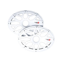 Cerwin Vega SM69FWW 6x9" RPM Stroker Series Flush Mount Speaker Grilles with Powder Coating (White, Pair)