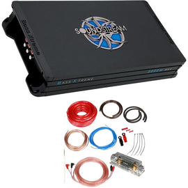 Soundstream BXT4.2000 Bass Xtreme Series 4Ch Amplifier + 0 Gauge Amp Kit