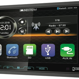 Soundstream VM-622HB 6.2 Inch Touchscreen Mechless Double DIN Bluetooth Car Audio