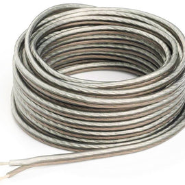 American Terminal 25 Ft 8 Gauge Subwoofer Speaker Wire Stranded Copper Mix Zip Hook Up Cable