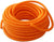 Absolute SLT14-100OR 100' 1/4" orange split wire loom conduit polyethylene corrugated tubing sleeve tube