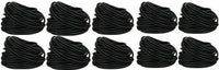 10 Patron 100 Feet 3/4' Split Loom Wire Tubing Black for Various Automotive Home Marine Industrial Wiring Applications