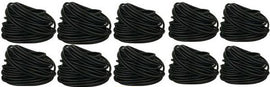 10 Patron 100 Feet 3/4' Split Loom Wire Tubing Black for Various Automotive Home Marine Industrial Wiring Applications