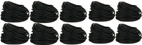 10 Patron 100 Feet 3/4' Split Loom Wire Tubing Black for Various Automotive Home Marine Industrial Wiring Applications