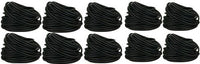 10 Patron SLT34 100 Feet 3/4' Split Loom Wire Tubing Black for Various Automotive, Home, Marine
